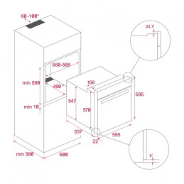 HSB 6466 INOX HORNOS EMPOTRABLES TEKA