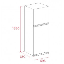 NFL 342 C-INOX FRIGORIFICOS COMBI TEKA