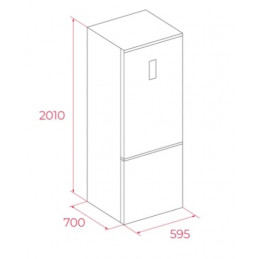 RBF 88680 INOX FRIGORIFICO COMBI TEKA