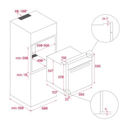 HSB 6466 P INOX HORNOS EMPOTRABLES TEKA