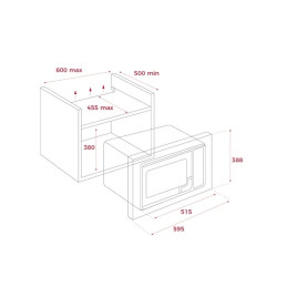 MWE 255 FI INOX TEKA HORNOS MICROONDAS