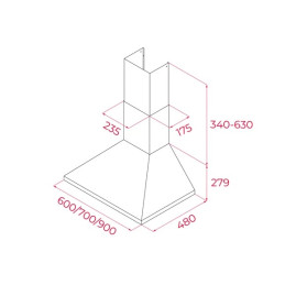 DBP 60 PRO INOX (EEC/EU) 40460509 TEKA CAMPANAS